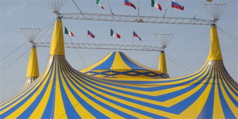 Circus Tent Blue