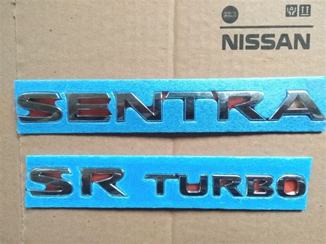 Emblema Cajuela Nissan Sentra Sr Turbo Nuevo Original Envío gratis