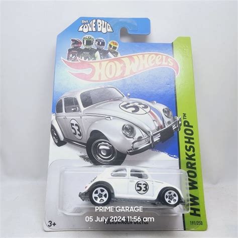Jual Hot Wheels Workshop Volkswagen Beetle Vw Herbie Love Bugs Shopee Indonesia