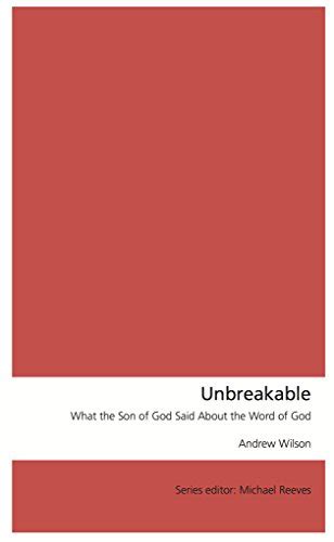 Books At A Glance Book Notice Unbreakable What The Son Of God Said