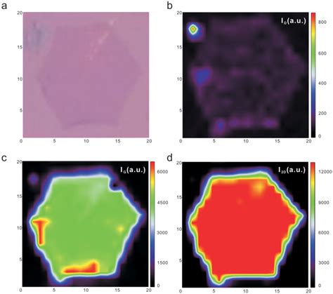 A Optical Image Of The Graphene Sample On A SiO2 Si Substrate Bd