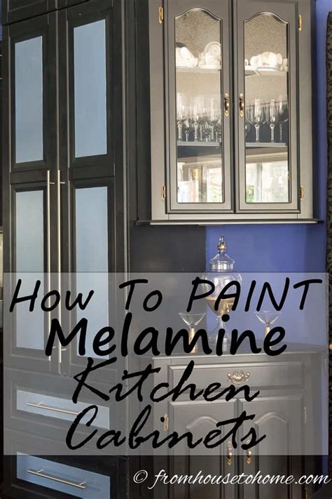 How to Paint Melamine Kitchen Cabinets