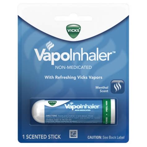 Vicks Vapoinhaler Portable Nasal Inhaler Pack Of 6 6 Pack Kroger