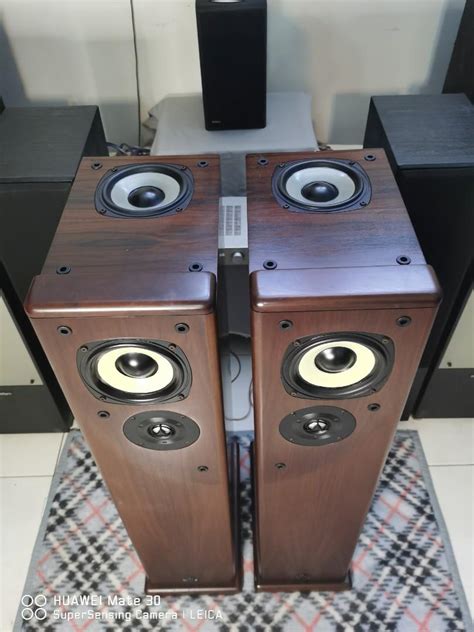 Castle Harlech Floor Standing Speakers Made In England Audio