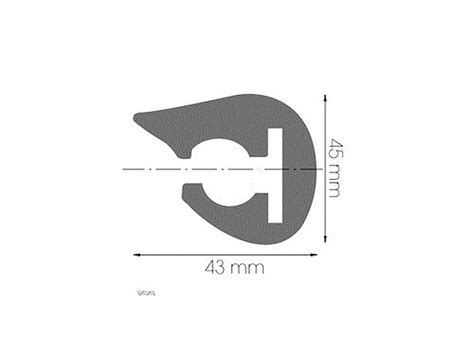 Profilo Bottazzo In PVC H 45 Mm Bottazzi Profilo Bottazzo In