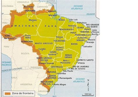 Com Qual País O Brasil Tem A Fronteira Menos Extensa - Sou o estado brasileiro que tem a menor fronteira com um país da ...