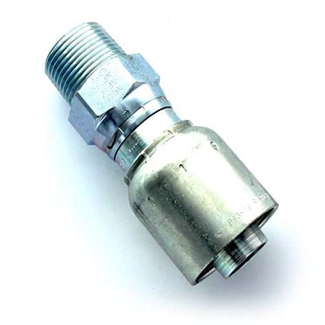 Crimp Style Hydraulic Hose Fitting Parker Kleen Rite