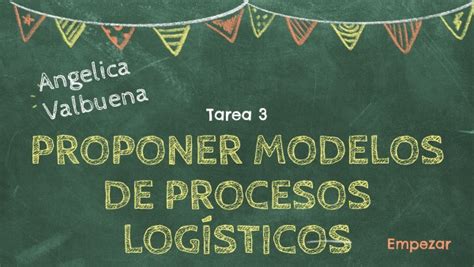 Tarea 3 Proponer Modelos De Procesos Logisticos