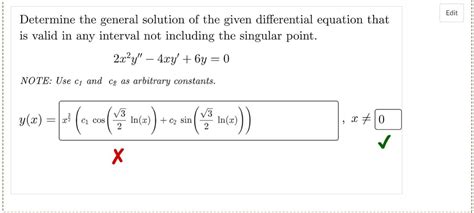 [solved] Determine The General Solution Of The Given Diff