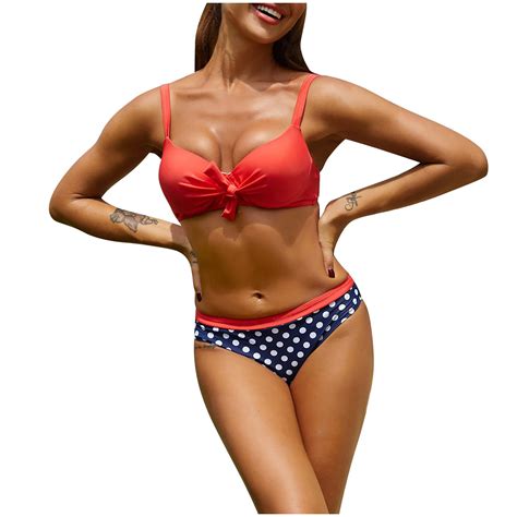 Willbest Underwire Bikini Top Women Two Piece Swimsuit Bathing Suit