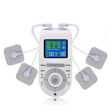 Dual Channel Tens Machine For Pain Relief Tens Ems Muscle Stimulator