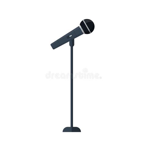 Microphone Vector News Illustration News On Television And Radio