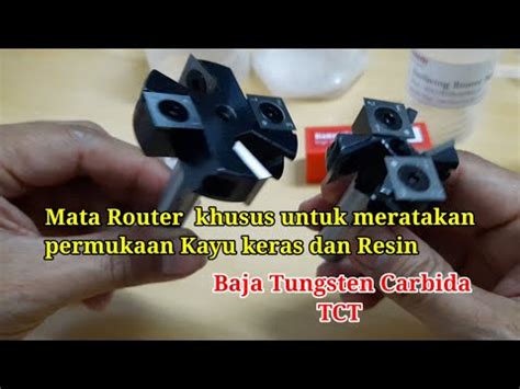 Mata Router Khusus Untuk Meratakan Permukaan Kayu Keras Dan Resin YouTube