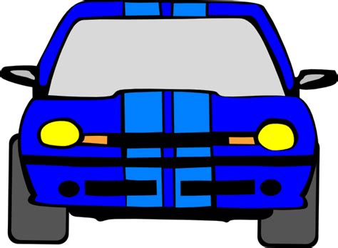 Blue Car Cartoon - ClipArt Best