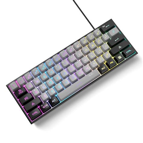 Magegee Mini Gaming Keyboard Rgb Backlit Key Ultra Compact