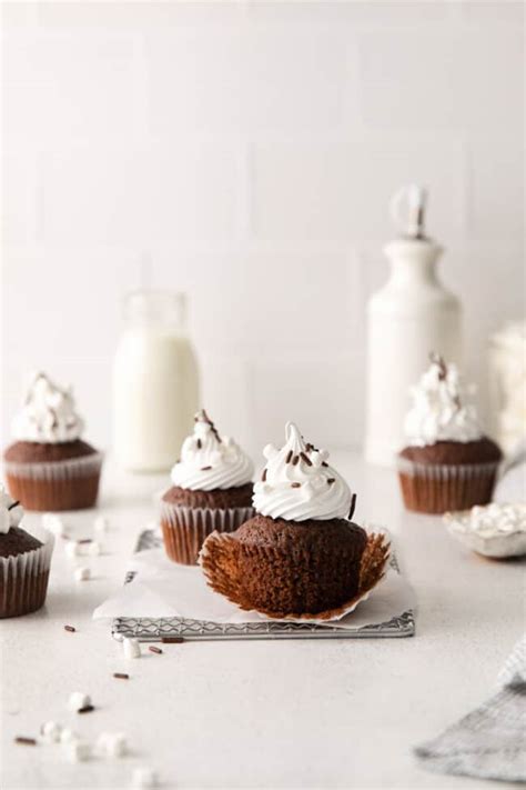 Hot Chocolate Cupcakes Recipe Easy Dessert Recipes
