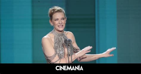 Cate Blanchett Recibe El Primer Goya Internacional La Obra De Bu Uel