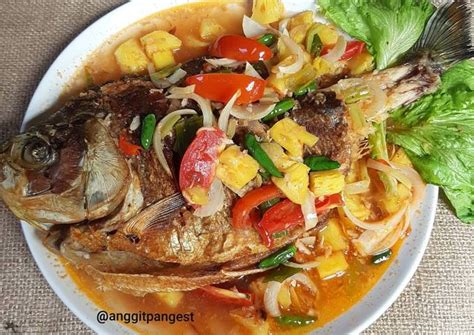 Resep Bawal Asam Manis Pedas Oleh Anggit Pangestika Cookpad