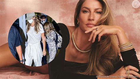 Gisele B Ndchen E Filhos Chegam Ao Brasil Ap S Separa O Da Modelo