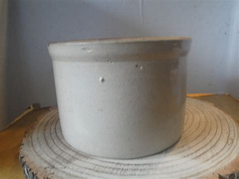 Antique Stoneware Crock , Small Old Crock Bowl Early 1900s Vintage - Etsy