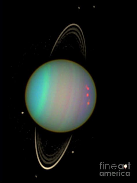 Uranus With Moons Photograph by Nasa - Pixels