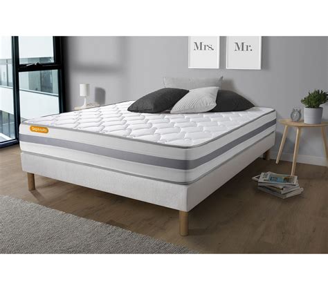 Matelas Ressorts Ensach S X Cm Memo Spring Epaisseur Cm