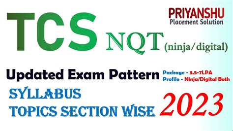 Tcs Updated Exam Pattern What Is The Pattern Of Tcs Exam Tcs