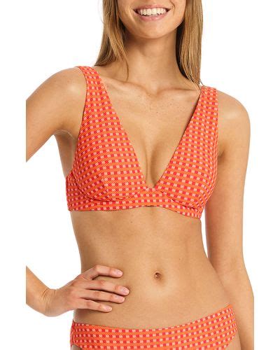 Orange Sea Level Beachwear And Swimwear Outfits For Women Lyst