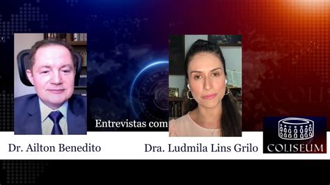 Dr Ailton Benedito E Dra Ludmila Lins Grilo No Programa Coliseum