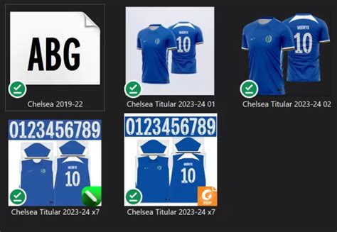 Arte Vetor Camisa Chelsea Titular