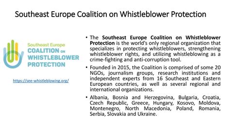 Role Of Civil Society In Promotion And Protection Of Whistleblowers