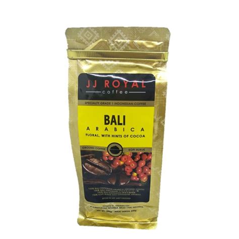 Jj Royal Coffee Bali Kintamani Arabica Ground Bag Gr Shopee Indonesia