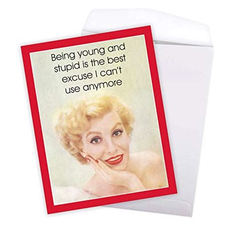 NobleWorks Funny Happy Birthday Card 8 5 X 11 Inch Jumbo Bday