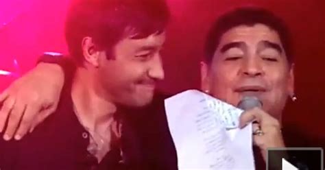 Maradona Le Dedicó Una Canción A Su Novia Infobae