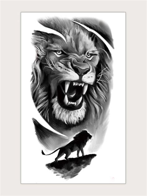 Share More Than Roaring Lion Tattoo Drawing Super Hot In Coedo Vn