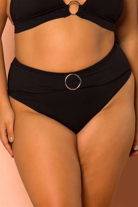 Calcinha Biquini Hot Pant Detalhe Em Argola Preto Hipy