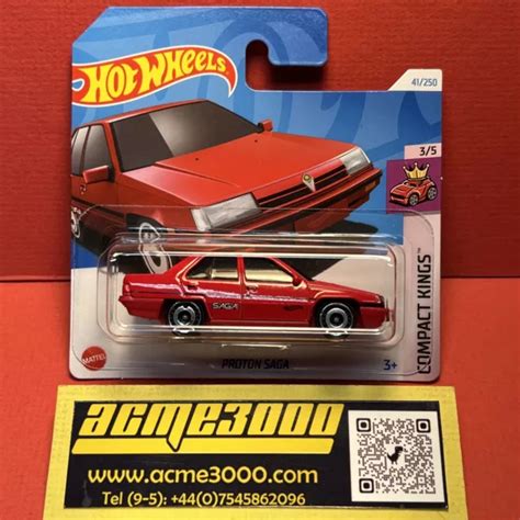 Hot Wheels Proton Saga Compact Kings Short Card Hry Picclick Uk