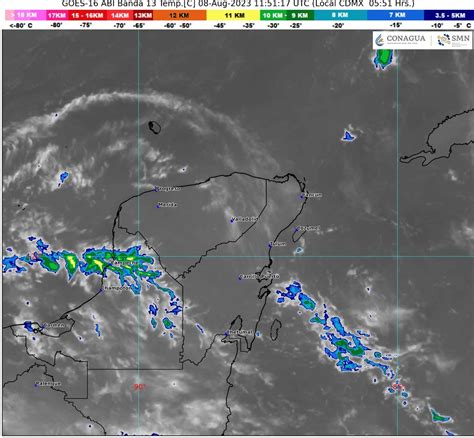 Clima Para Hoy En Canc N Y Quintana Roo Probabilidad De Lluvias Aisladas