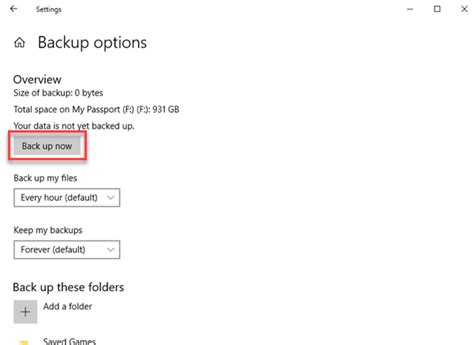 How To Use Windows File History Backup And Restore To A Wd External