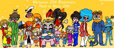 Warioware 20th Anniversary By Sailorcrystalsun On Deviantart