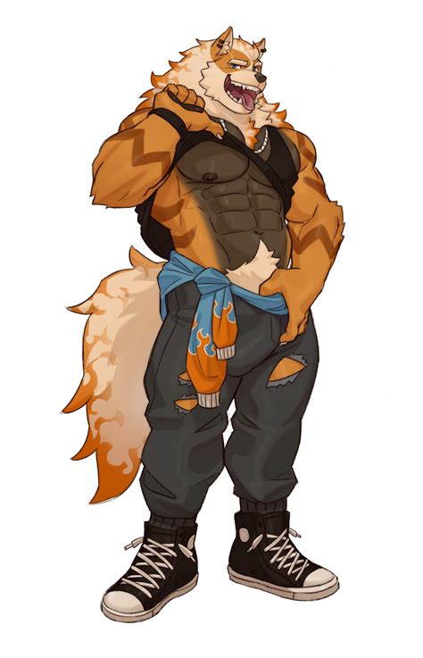 AGNPH Gallery 472045 Anthro Arcanine Imato Male