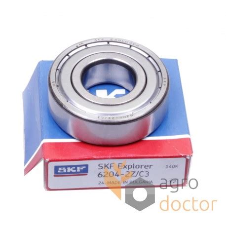 6204 2Z C3 SKF Roulement à billes à gorges profondes OEM 235984 0 for