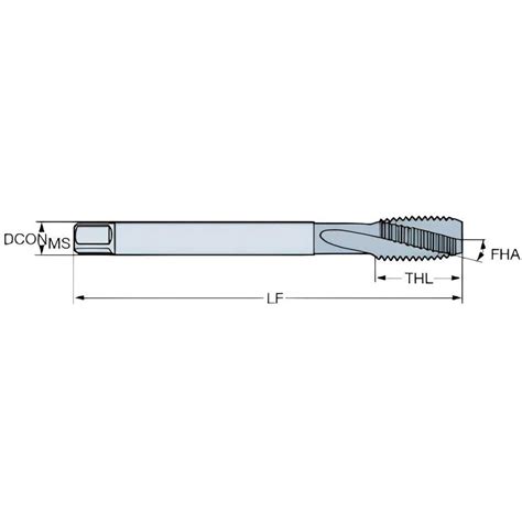 Sandvik Coromant Spiral Flute Tap M X M Flutes H Class Of