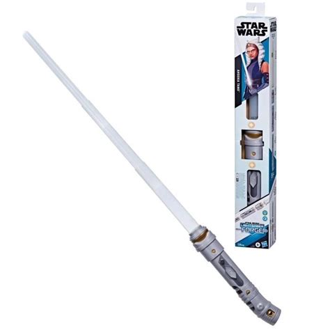 Bebeboutik Sabre Laser Lectronique Ahsoka Tano Blanc Personnalisable