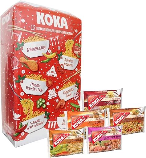 Koka Christmas Noodles Advent Calendar Instant Noodles Days