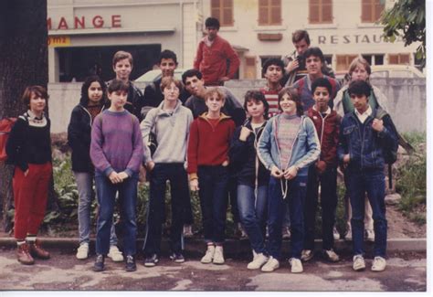 Photo de classe 4ème5 de 1983 Collège Bourtzwiller Copains d avant