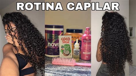 Minha Rotina Capilar Lavagem Hidrata O Fitagem Youtube