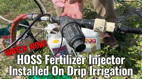 Hoss Fertilizer Injector Fertilize Your Garden While You Water