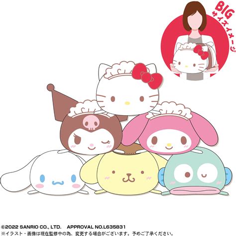 Sanrio Characters Potekoro Mascot Big 3 A Hello Kitty