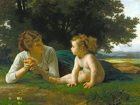 Temptation William Adolphe Bouguereau als Kunstdruck oder Gemälde